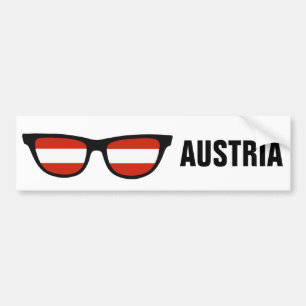 Pegatina Para Coche Texto de las sombras austríacas y bumpersticker d