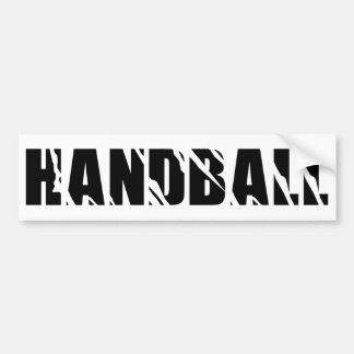 Pegatina Para Coche texto del balonmano