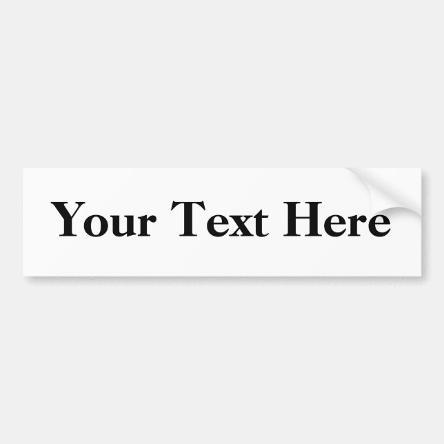 Pegatina Para Coche Texto personalizado (Frente)