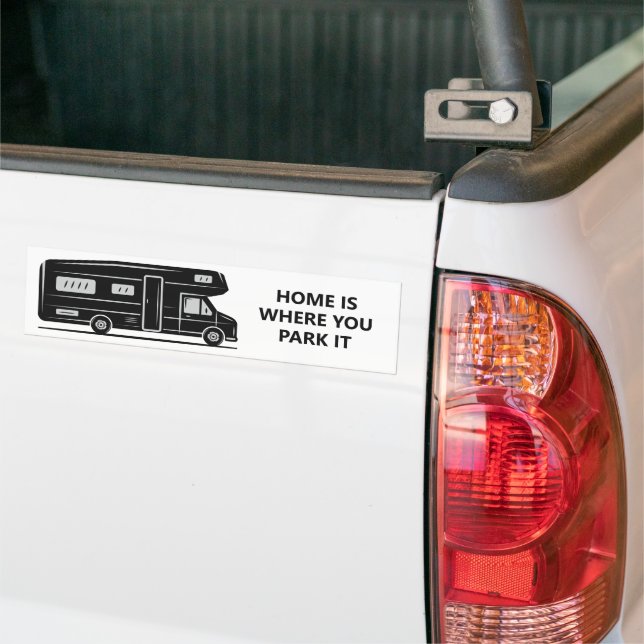 Pegatina Para Coche Texto personalizado Camper Van (En Camión)