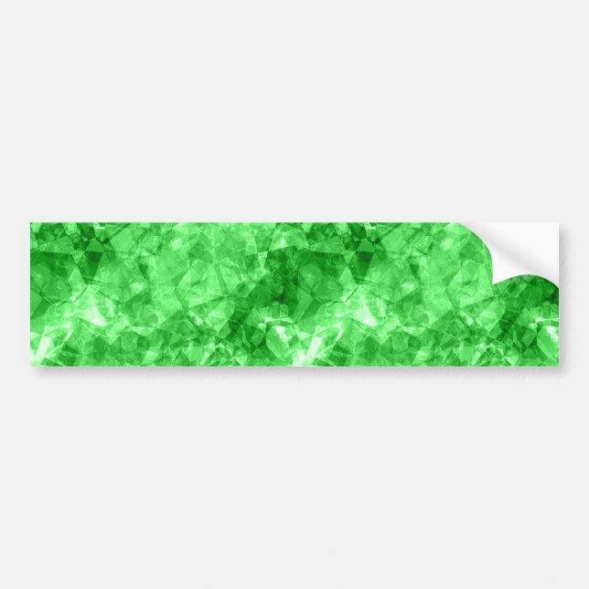 Pegatina Para Coche Textura cruzada verde (Frente)