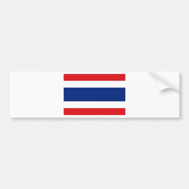 Pegatina Para Coche Thailand Flag (Frente)