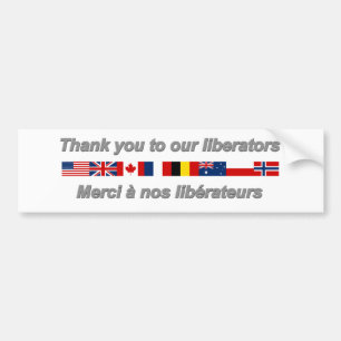 Pegatina Para Coche thank_you_to_our_liberators.png
