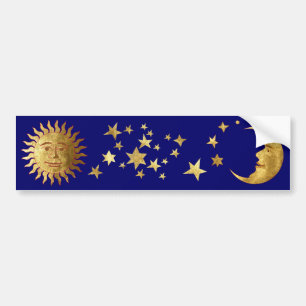 Pegatina Para Coche The Sun, las estrellas, la luna