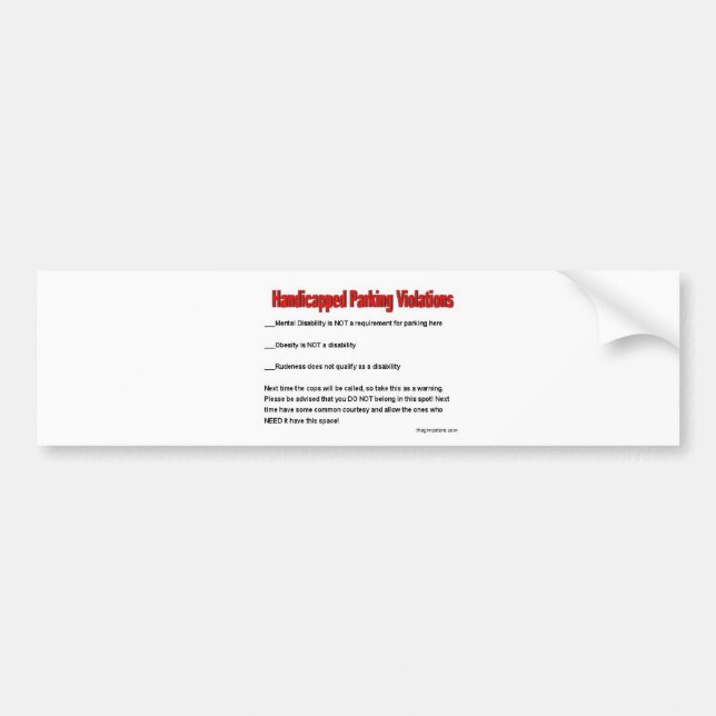 Pegatina Para Coche thegimpstore.com (Frente)