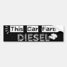 This Car Farts Diesel Witty Joke