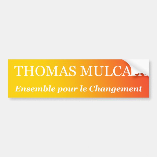 Pegatina Para Coche Thomas Mulcair (Frente)