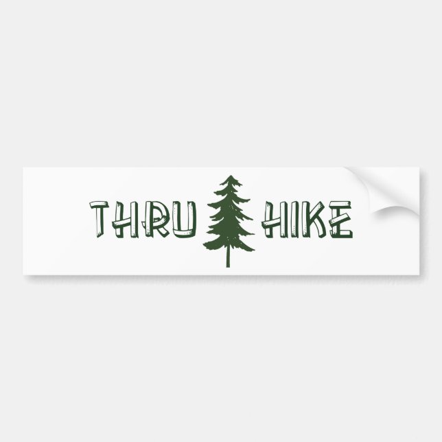 Pegatina Para Coche Thru Hike (Frente)