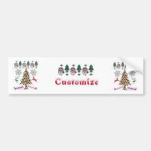 Pegatina Para Coche Thunder_Cove con copos de nieve
