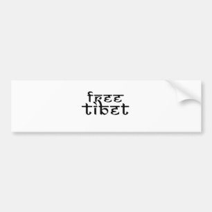 PEGATINA PARA COCHE TÍBET LIBRE