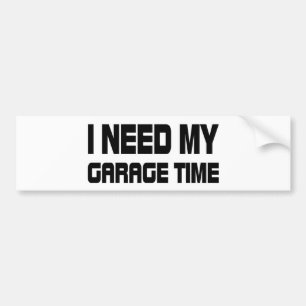 PEGATINA PARA COCHE TIEMPO DEL GARAJE