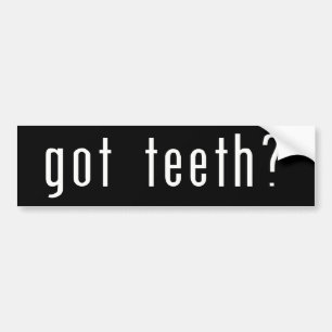 Pegatina Para Coche ¿Tienes Dientes?