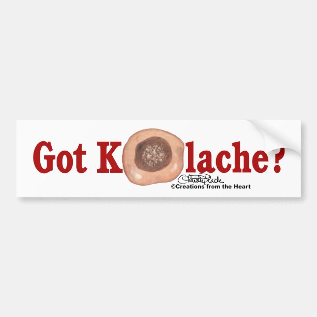 Pegatina Para Coche ¿Tienes Kolache? (Frente)