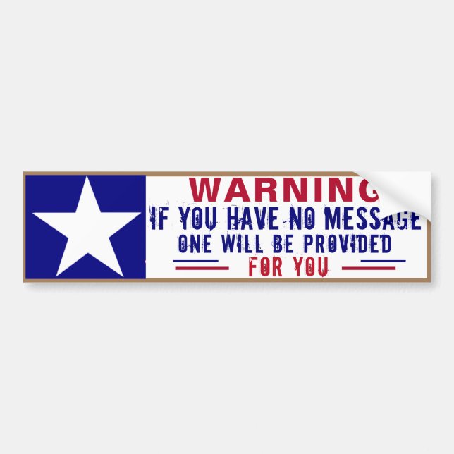 Pegatina Para Coche ¿Tienes un mensaje? (Frente)