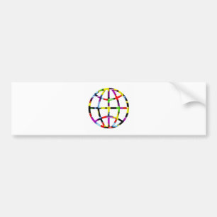 Pegatina Para Coche tierra de mosaico