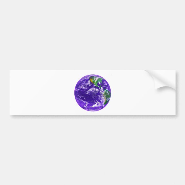 Pegatina Para Coche Tierra del planeta (Frente)