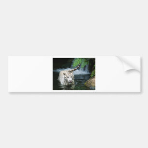 Pegatina Para Coche Tigre blanco
