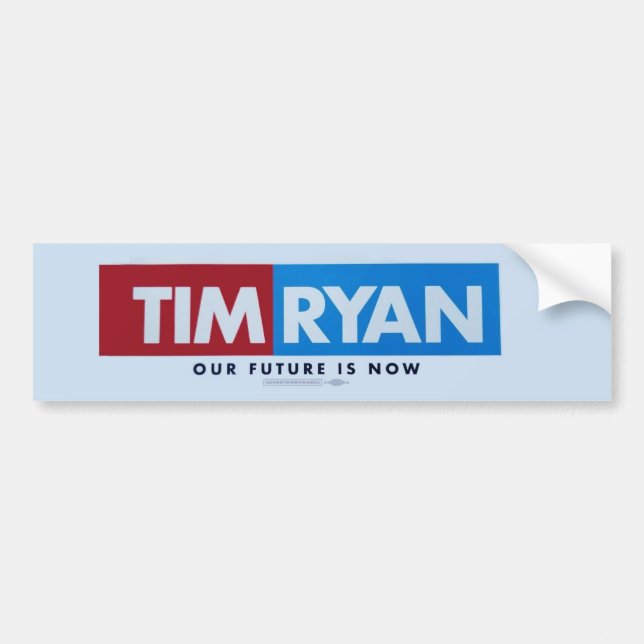 Pegatina Para Coche Tim Ryan 2020 (Frente)