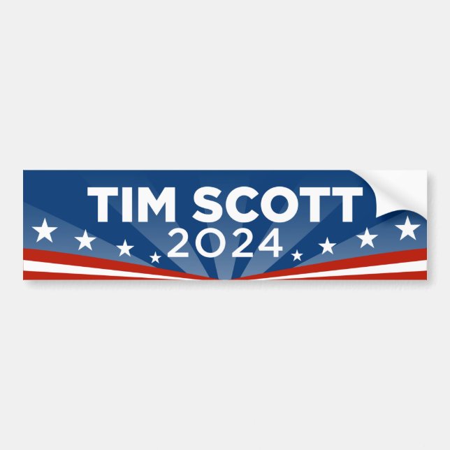 Pegatina Para Coche Tim Scott 2024 (Frente)