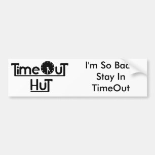 Pegatina Para Coche TimeOutHut, soy así que malo que permanezco en