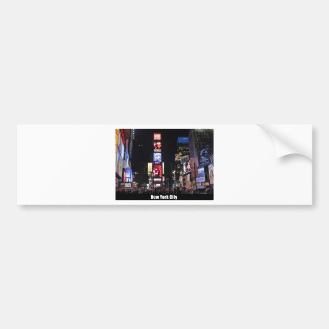 Pegatina Para Coche Times Square New York (Frente)