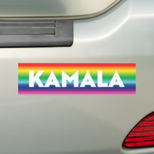 Pegatina Para Coche Tipografía de Kamala gradiente de gradiente de arc