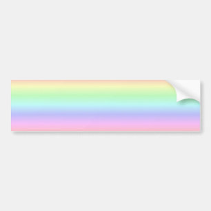 Pegatina Para Coche Tiras de arcoiris Pastel - Patrón