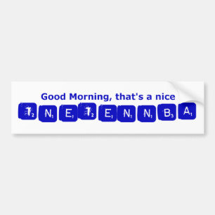 Pegatina Para Coche TNETENNBA - Buenos días