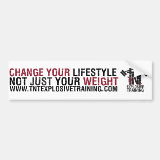 PEGATINA PARA COCHE TNT BUMPERSTICKER