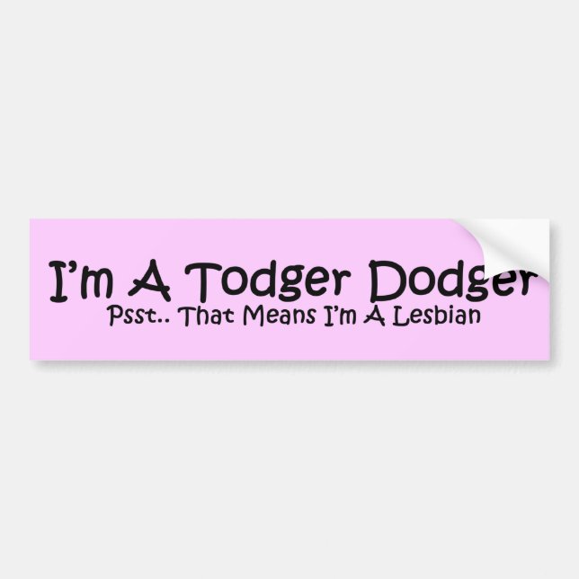 Pegatina Para Coche Todger Dodger (Frente)