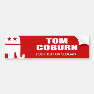 PEGATINA PARA COCHE TOM COBURN PARA EL SENADO