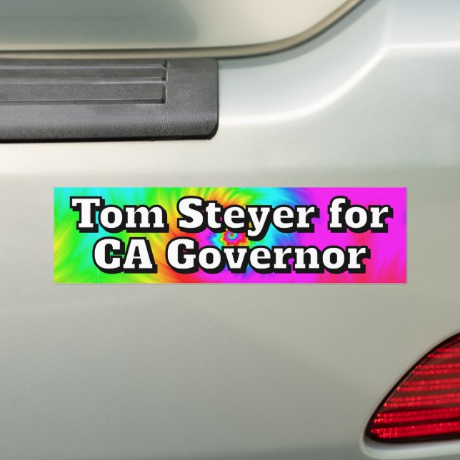 Pegatina Para Coche Tom Steyer for CA Governor  (en coche)