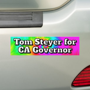 Pegatina Para Coche Tom Steyer para gobernador de CA