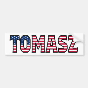 Pegatina Para Coche Tomasz Name Vorname Estados Unidos Aufkleber Pegat