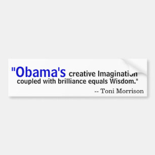 Pegatina Para Coche Toni Morrison en Obama