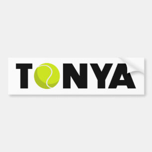 Pegatina Para Coche Tonya Tennis Bumper Sticker