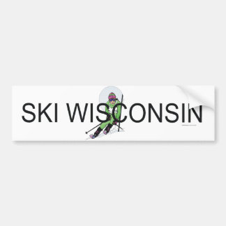 Pegatina Para Coche TOP Ski Wisconsin