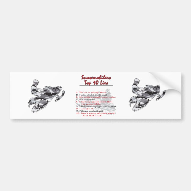 Pegatina Para Coche top-ten-on-Black-png (Frente)