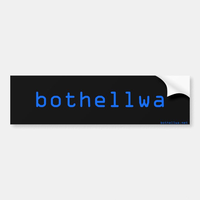 Pegatina Para Coche topetón del bothellwa (Frente)
