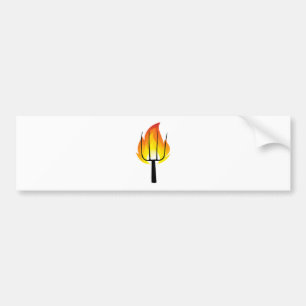 Pegatina Para Coche Torch and Pitchfork