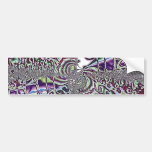 Pegatina Para Coche Tormenta del color - arte del fractal
