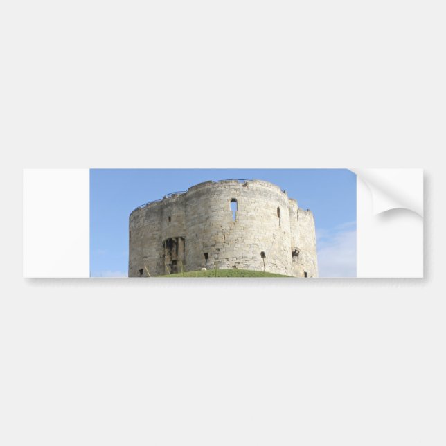 Pegatina Para Coche Torre Cliffords (Frente)