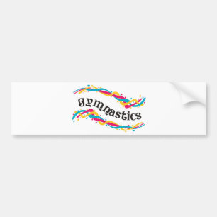 Pegatina Para Coche Torsiones de la gimnasia
