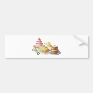 Pegatina Para Coche Tortas y galletas que cuecen