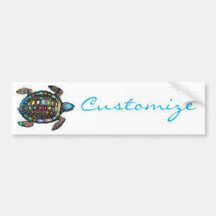 Pegatina Para Coche Tortugas marinas Thunder_Cove