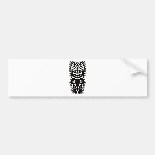 Pegatina Para Coche tótem del tiki (Frente)