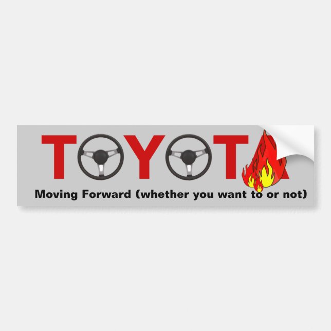 Pegatina Para Coche Toyota: Mudanza adelante (Frente)