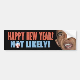Pegatina Para Coche Trabajo de la estafa de Barack Obama