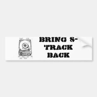 Pegatina Para Coche Traiga 8-Track trasero