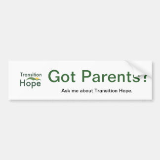 Pegatina Para Coche Transition Hope Bumper Sticker